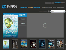 Tablet Screenshot of europafilmes.com.br